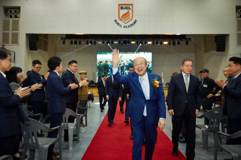 김승연 한화 회장, 북일고 50주년 기념식 참석 "국가 인재 양성 100년 미래 만들자"