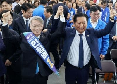 민형배 "더 큰 전남광주"…대전환 선대위 출범 "압도적 성장 이루겠다"