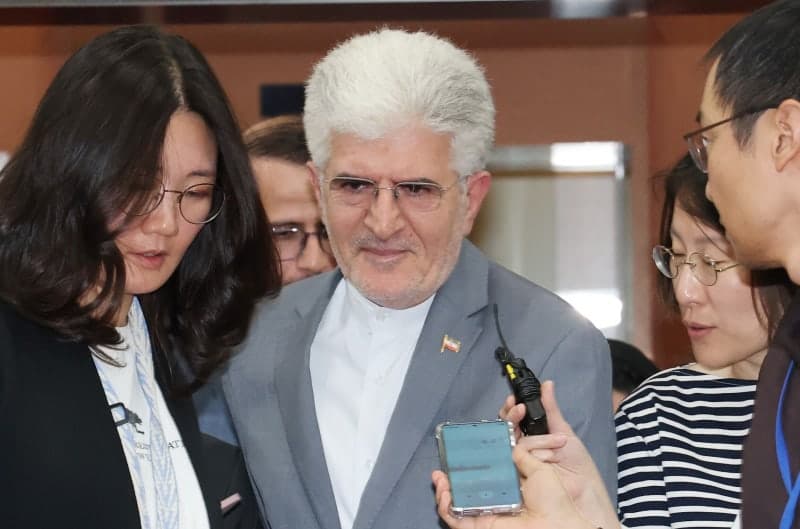 주한 이란대사, '미상 비행체 한국선박 타격' 조사결과에 묵묵부답